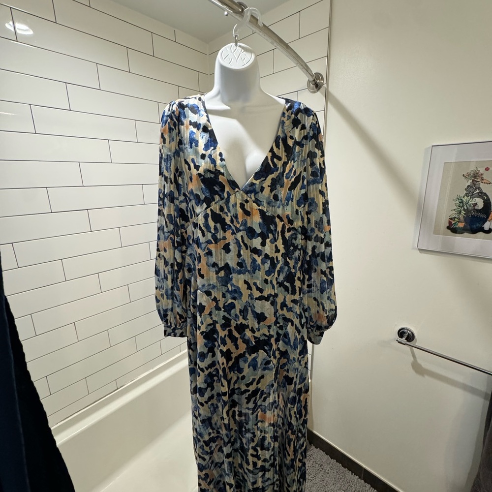 Vibrant Multicolor Women's Maxi Dress